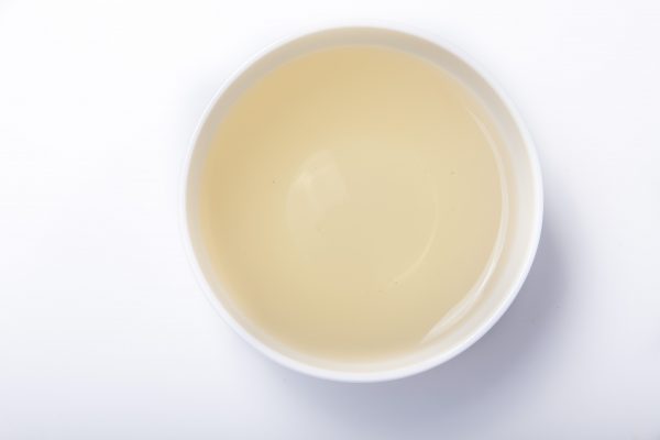 Organic Rarity Shangri La White Tea in a cup